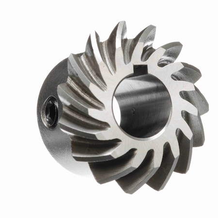 Browning Hardened Stl Fnshd Bore Spiral Miter Gear-20 Pa 12 Dp, YSMS12F15RHX1/2 YSMS12F15RHX1/2